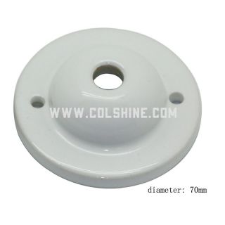 Small Ceramic Ceiling Rose White